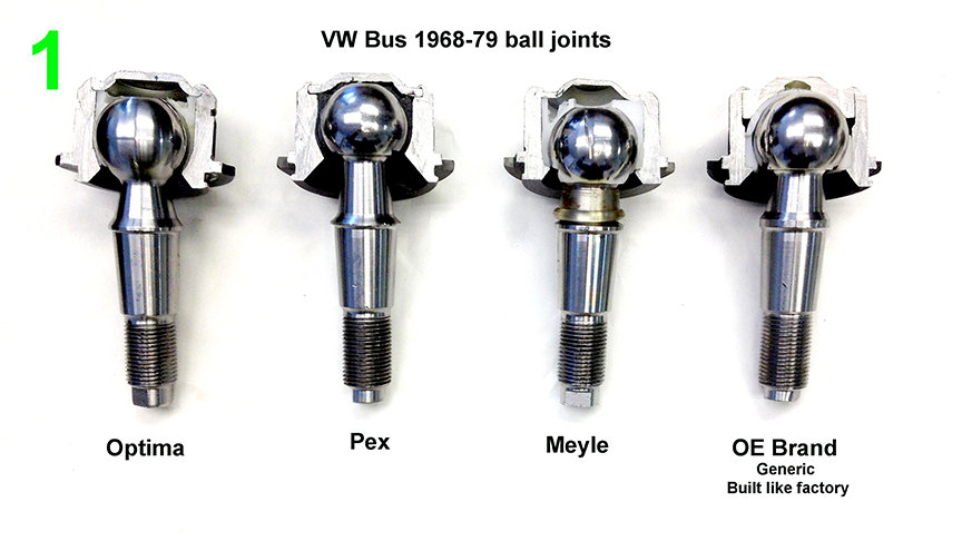 Vetech lower ball joint pour vw transporter T25 camper MK3 
